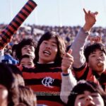 Torcedores Japoneses torcendo pelo Flamengo
