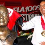 carlinhos no flamengo inaugura seu busto