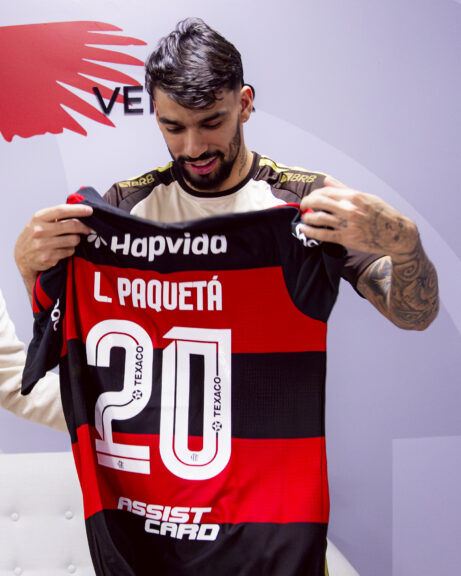 Nova camisa de Lucas Paquetá no Flamengo