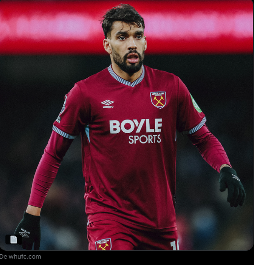 Numeros de Lucas Paquetá no West Ham