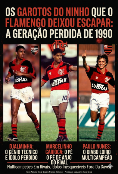 Paulo Nunes, Djalminha e Marcelinho Carioca